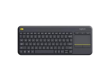 366669 logitech k400 plus klavesnice aa us multimedialni 2 4 ghz bezdratova cerna