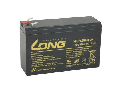 271153 long baterie 12v 6ah f2 highrate wp1224w