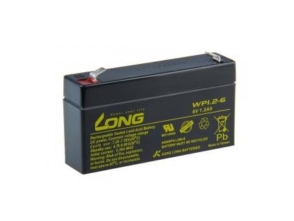 271183 long baterie 6v 1 2ah f1 wp1 2 6