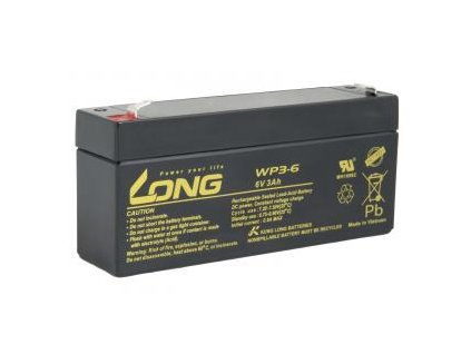 271192 long baterie 6v 3ah f1 wp3 6