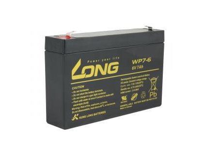 271198 long baterie 6v 7ah f1 wp7 6