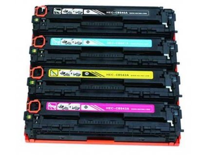 sada tonerů kompatibilních s HP 125A (HP CB540A, CB541A, CB542A, CB543A) 4x tonery pro tiskárnu