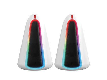 394623 marvo reproduktory monka sg 500 2 0 6w bile regulace hlasitosti rgb podsviceni