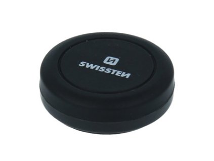 Magnetický držák mobilu(GPS) SWISSTEN do auta, S-Grip Dashboard M10, černý, kov, nalepovací, černá, mobil