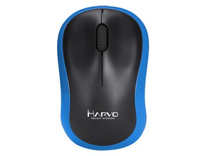 365754 mys bezdratova marvo dwm100bl cerno modra optika 1000dpi