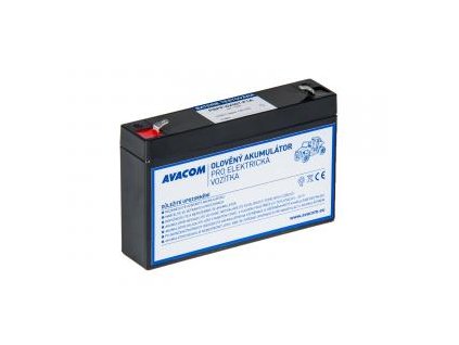 271759 nahradni baterie oloveny akumulator 6v 7ah do vozitka peg perego f1