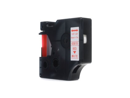 299520 nahradni paska jetworld dymo d1 cervena na bile 6 mm x 7 m lm100 lm100 lm200 lm300 lm400 lm420p lm350 lm350d lm360d lm450d lm260p lm120p lm500ts lm160 lm210d lm280 lm150 lm220 43615