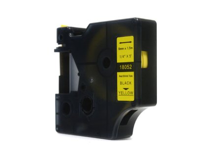 299367 nahradni paska jetworld dymo rhino black on yellow 18052 cerna na zlute 6 mm x 1 5 m