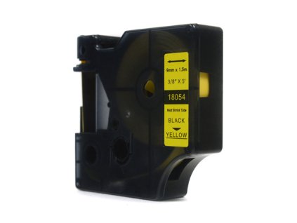 299376 nahradni paska jetworld dymo rhino black on yellow 18054 cerna na zlute 9 mm x 1 5 m