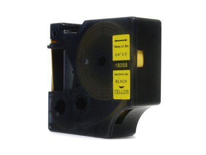 299388 nahradni paska jetworld dymo rhino black on yellow 18058 rurka termokurczliwa 19 mm x 1 5 m