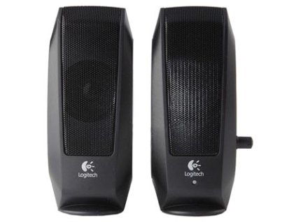 Logitech reproduktory S120, 2.0, 4,4W, černé, regulace hlasitosti, přenosné, 80Hz-20KHz