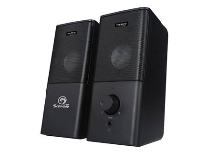 Marvo reproduktory SG-117, 2.0, 6W, černé, regulace hlasitosti, herní, 200Hz-16kHz