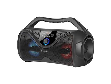 Defender reproduktor G108, Li-Ion, 2.0, 20W, černý, regulace hlasitosti, LED podsvícení, BT 5.0, LED displej, dálkové ovlád, 60Hz~