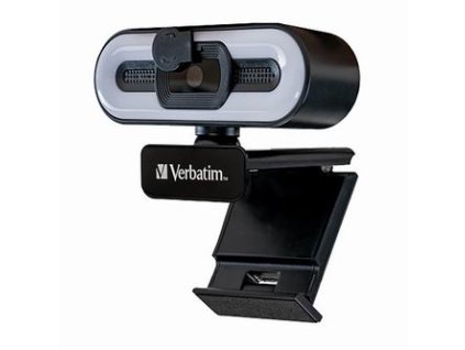 Verbatim Full HD Webkamera 2560x1440, 1920x1080, USB 2.0, černá, Windows, Mac OS X, Linux kernel, Android Chrome, FULL HD, 30 FPS