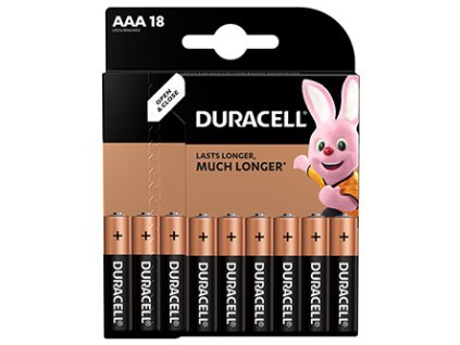 Baterie Duracell  1.5  AAA (LR03)  18-pack  blistr