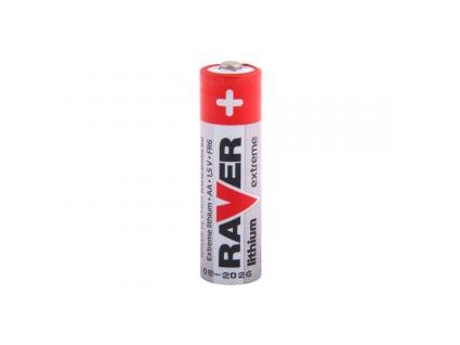 271831 nenabijeci baterie aa raver lithium 1ks bulk