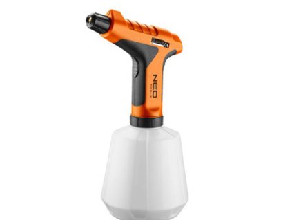 379863 neo tools akumulatorovy rozprasovac nadobka o objemu 1l micro usb nabijeni oranzovo cerny 15 715