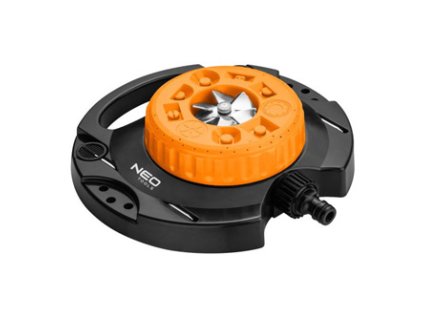 379932 neo tools rotacni postrikovac 9 funkci postriku pro plochu od 35 do 95m2 1 2 i 3 4 oranzovo cerny 15 780