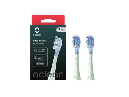 377733 oclean nahradni hlavice ultra clean uc01 2 ks zelene