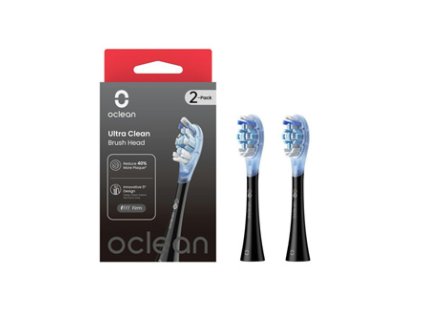 377736 oclean nahradni hlavice ultra clean uc02 2 ks cerne