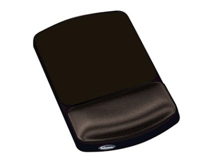 366912 podlozka pod mys a zapesti fellowes nastavitelna ergonomicka gelova cerna 2 6 cm fellowes