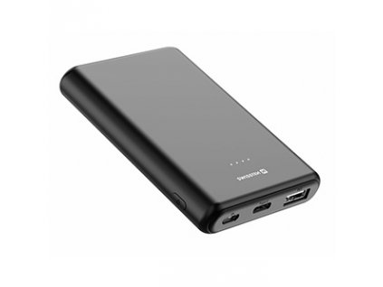 SWISSTEN, Power Bank, POWER LINE, Li-Pol, 5V, nabíjení mobilních telefonů aj., 22013910, 5000mAh, microUSB, USB-A, USB-C, černá