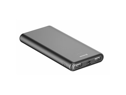 SWISSTEN, Power Bank, WORX II, Li-Pol, 5V, nabíjení mobilních telefonů, 22013960, 10000mAh, microUSB, 2x USB-A, USB-C, černá