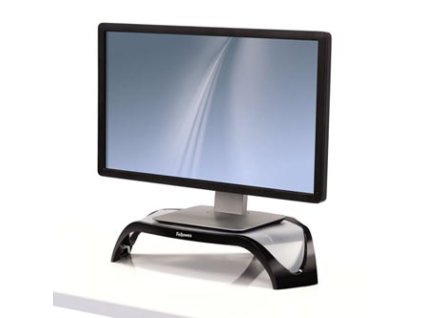 367146 podstavec smart suites pod monitor nastavitelna vyska cerno stribrny plast 10 kg nosnost fellowes ergo