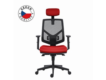 380298 powerton kancelarske ergonomicke kreslo tina cervene
