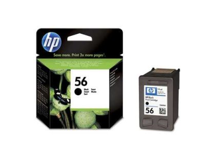 originál HP56 (C6656AE) black cartridge černá originální inkoustová náplň pro tiskárnu