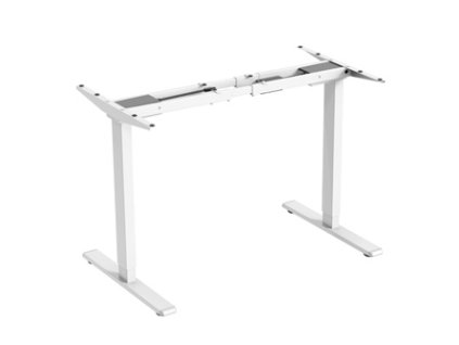 377889 ram stolu elektricky nastavitelna vyska rozsah 500 mm antikolizni system bily 100 kg nosnost powerton