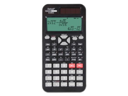 376107 rebell kalkulacka re sc2060s cerna vedecka bodovy displej plastovy kryt