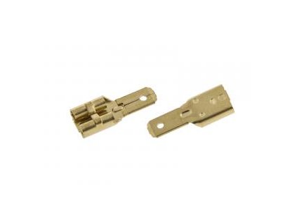 272092 redukce faston 6 3mm na faston 4 7mm par 2ks