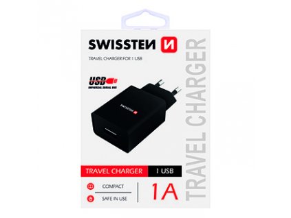 SWISSTEN Síťový adaptér 5W, 1 port, USB-A