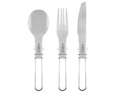 380373 sada priboru 3v1 turisticka seda 63 147 skladaci prakticke pouzdro neo tools