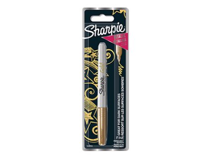 373884 sharpie popisovac metallic zlaty 1ks 1 4mm permanentni
