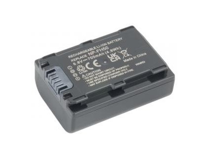 272293 sony np fh30 fh40 fh50 li ion 6 8v 700mah 4 8wh