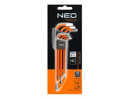 378957 sestihranne klice 09 517 1 5 6 mm sada 7 ks neo tools