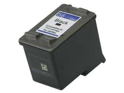 HP56 (C6656AE) black cartridge černá kompatibilní inkoustová náplň pro tiskárnu