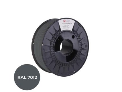 384627 tiskova struna filament c tech premium line abs cedicova seda ral7012 1 75mm 1kg