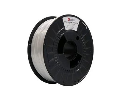 384654 tiskova struna filament c tech premium line silk pla dopravni bila ral9003 1 75mm 1kg