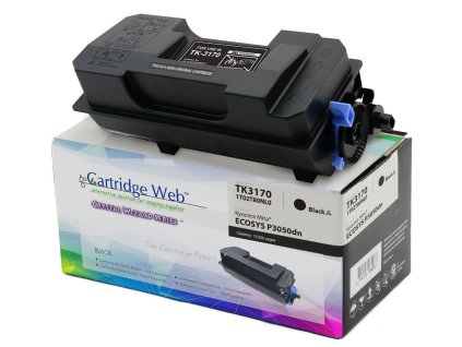 285417 tonerova kazeta cartridge web black kyocera tk3170 nahradni tk 3170 s boxem na odpadni toner