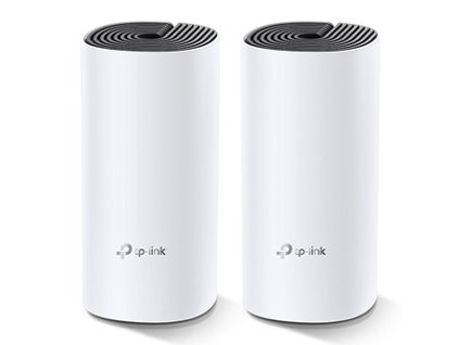 TP-LINK Wifi Mesh kit Deco M4(2-pack) 2.4GHz a 5GHz, přístupový bod, IPv6, 1200Mbps, integrovaná anténa, 802.11ac, 2Pack,síť pro h