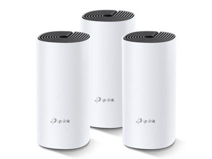 TP-LINK Wifi Mesh kit Deco M4(3-pack) 2.4GHz a 5GHz, přístupový bod, IPv6, 1000Mbps, vestavěná anténa, 802.11ac, 3Pack, ISP, rodič