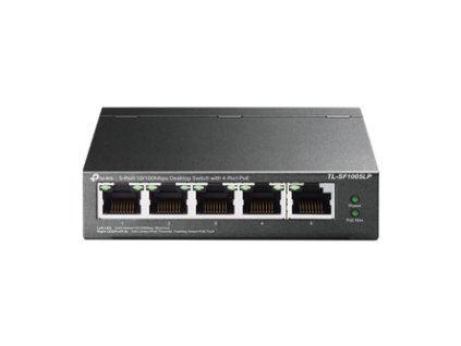 376914 tp link stolni switch tl sf1005lp poe 4 porty 100mbps auto mdi mdix