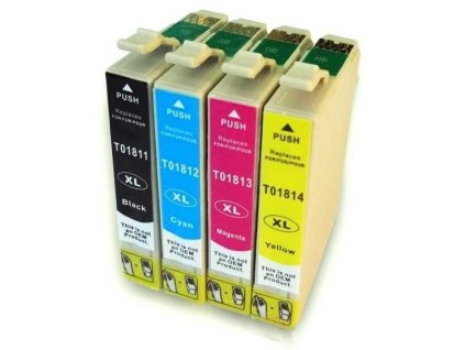 sada Epson T18XL T1816 (T1811, T1812, T1813, T1814) kompatibilní cartridge inkoustové náplně pro tiskárnu