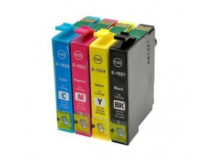 sada Epson 16 - T1626 (T1621, T1622, T1623, T1624) kompatibilní cartridge inkoustové náplně pro tiskárnu