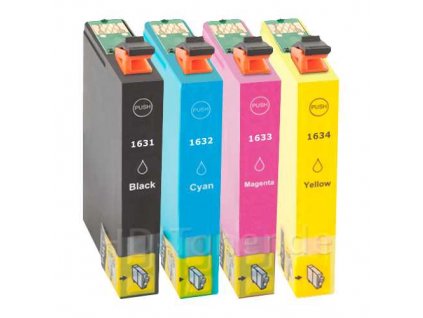 sada Epson 16XL - T1636 (T1631, T1632, T1633, T1634) - 4x kompatibilní cartridge inkoustové náplně pro tiskárnu