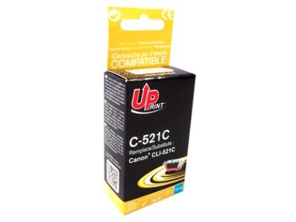 324123 uprint kompatibilni ink s cli521c c 521c cyan 450str 10ml s cipem