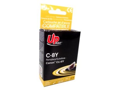 324537 uprint kompatibilni ink s cli8y c 8y yellow 14ml s cipem